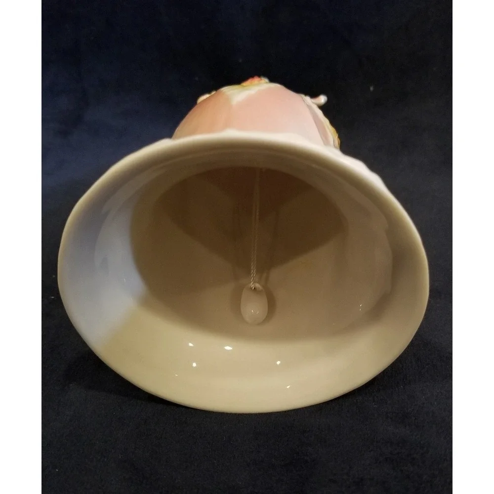 Vintage Unique Porcelain Flower Bell 6